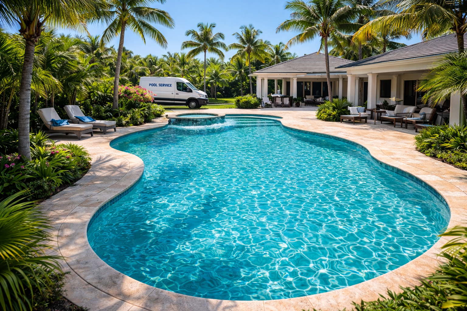 Fort Lauderdale pool service van same day emergency