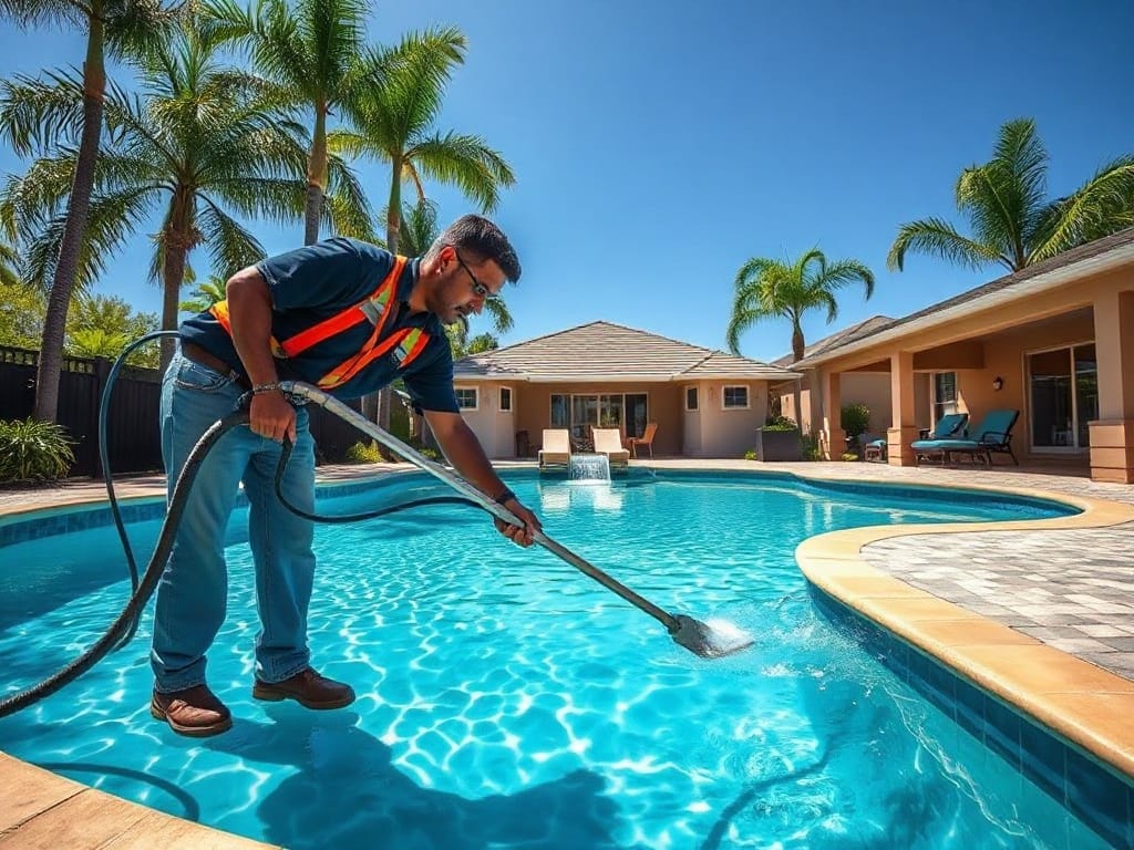 Pool service in Cooper City FL