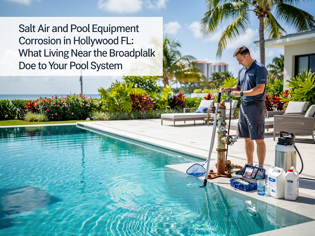 Salt Air and Pool Equipment Corrosion in Hollywood FL: What Living Near the Broadwalk Does to Your Pool System