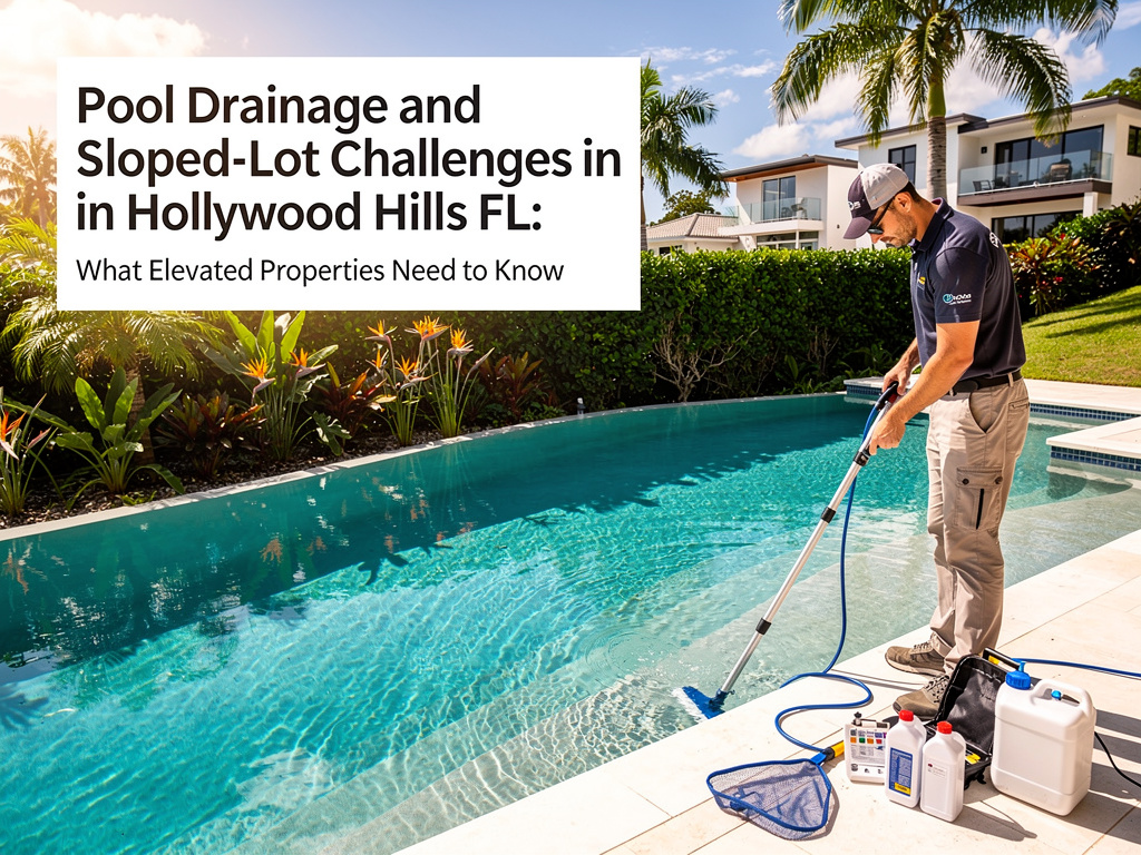 Pool Drainage and Sloped-Lot Challenges in Hollywood Hills FL: What Elevated Properties Need to Know