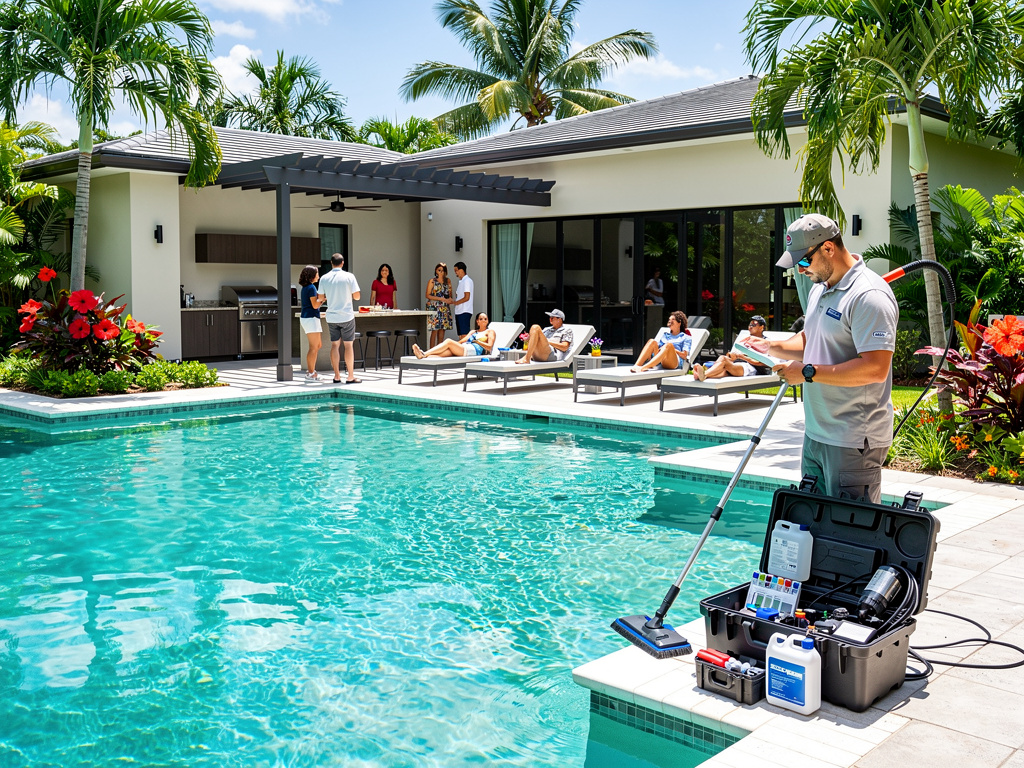Caribbean and Latin American Pool Culture in Miramar FL: Managing a High-Use Social Pool Year-Round