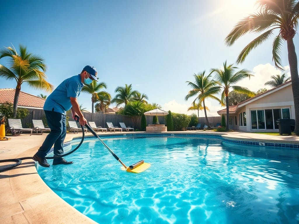 Pool service in Hallandale Beach FL