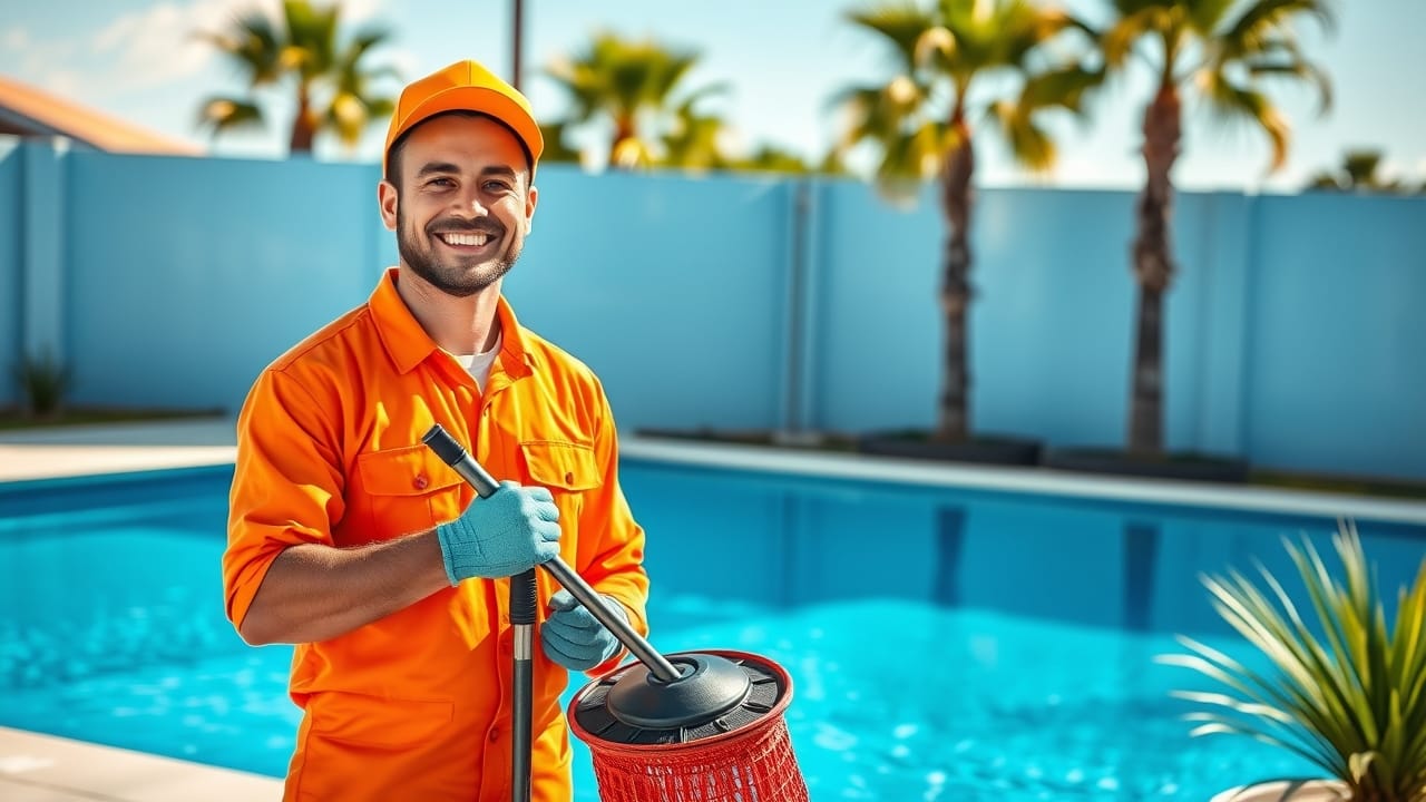 Pool service in Fort Lauderdale providing maintenance, repairs, and solutions for hard water issues in Fort Lauderdale FL