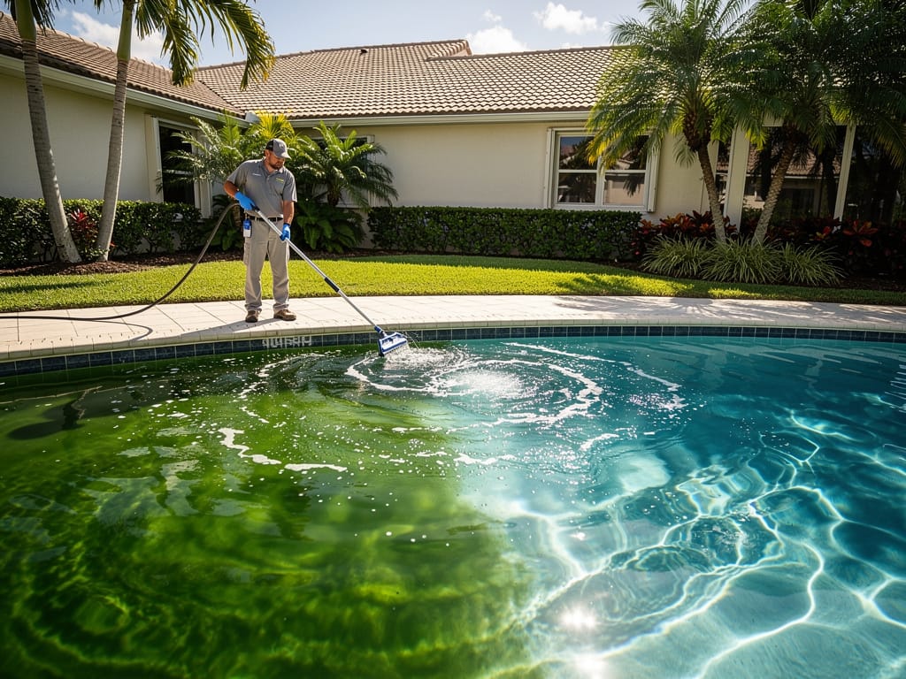 Green Pool Recovery in Coral Springs, FL: The Fastest Path Back to Clean Water - pool service Fort Lauderdale FL