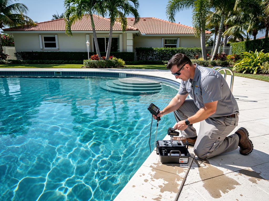 Pool Leak Detection in Pompano Beach, FL: How to Know If Your Pool Is Losing Water - pool service Fort Lauderdale FL