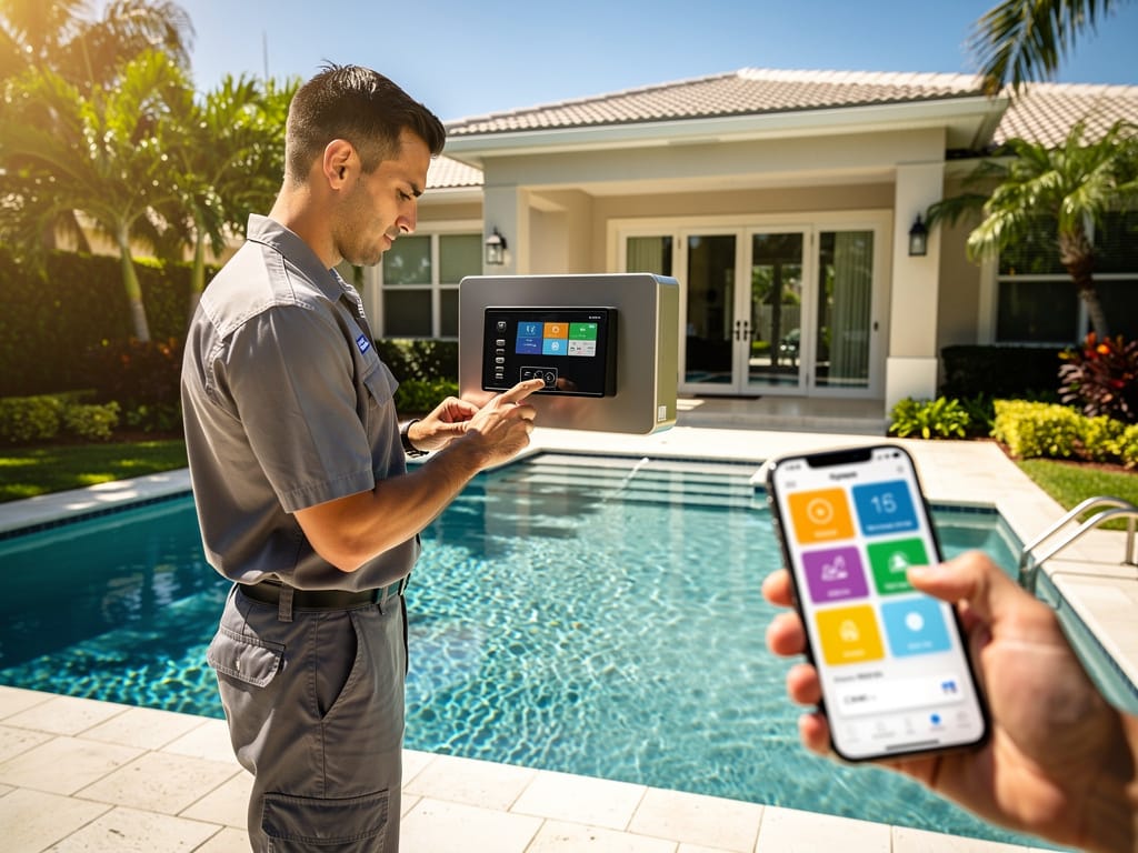 Pool Automation Systems in Deerfield Beach, FL: Remote Control, Smart Scheduling, and Snowbird Monitoring - pool service Fort Lauderdale FL