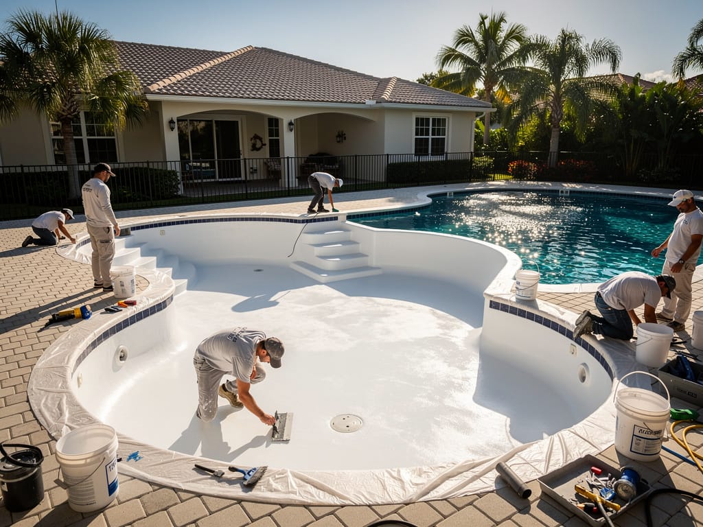 Pool Resurfacing in Hallandale Beach, FL — Which Surface Materials Hold Up Best in a Coastal Environment - pool service Fort Lauderdale FL