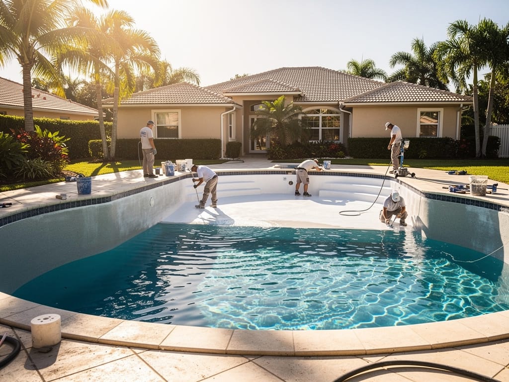 Pool Plaster Resurfacing in Lauderdale Lakes, FL — Recognizing End-of-Life and Choosing the Right Surface - pool service Fort Lauderdale FL