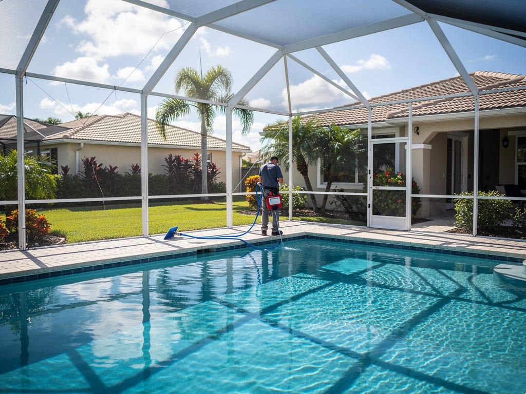 Screen Enclosure Maintenance and Its Effect on Cooper City Pool Chemistry - pool service Fort Lauderdale FL