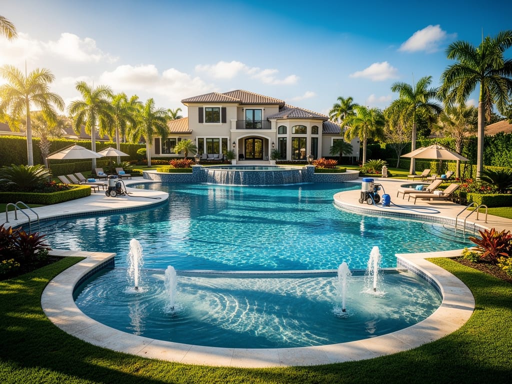 Automated Chemistry Monitoring for Parkland Luxury Pools — ORP/pH Sensors, Auto-Dosing, and Continuous Water Quality Man - pool service Fort Lauderdale FL