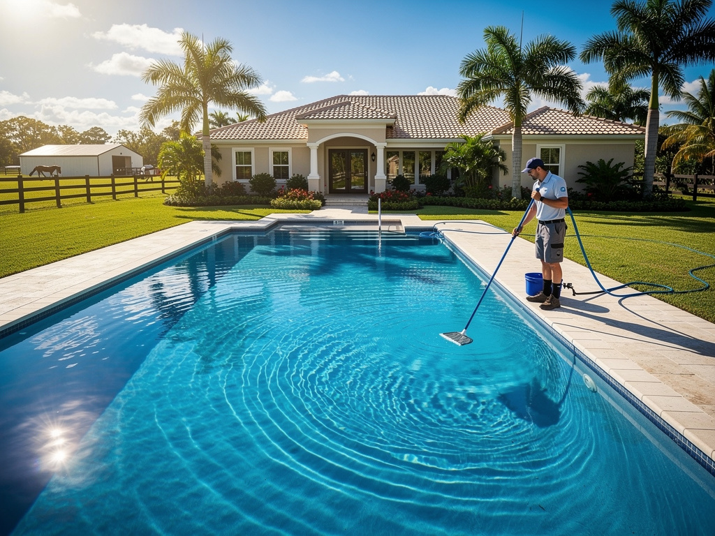 Large-Volume Pool Management on Davie's Spacious Ranch Lots — Chemistry, Turnover Rate, and Equipment for Bigger Pools - pool service Fort Lauderdale FL